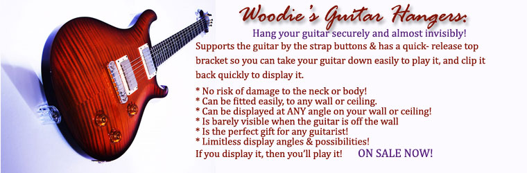 Woodies Guitar Hangers