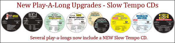 New Play-A-Long Upgraded CDs!