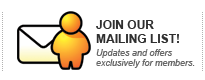 Join Our Mailing List