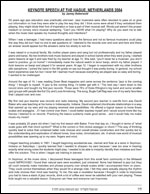 Hague Speech