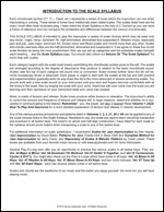 Scale Syllabus